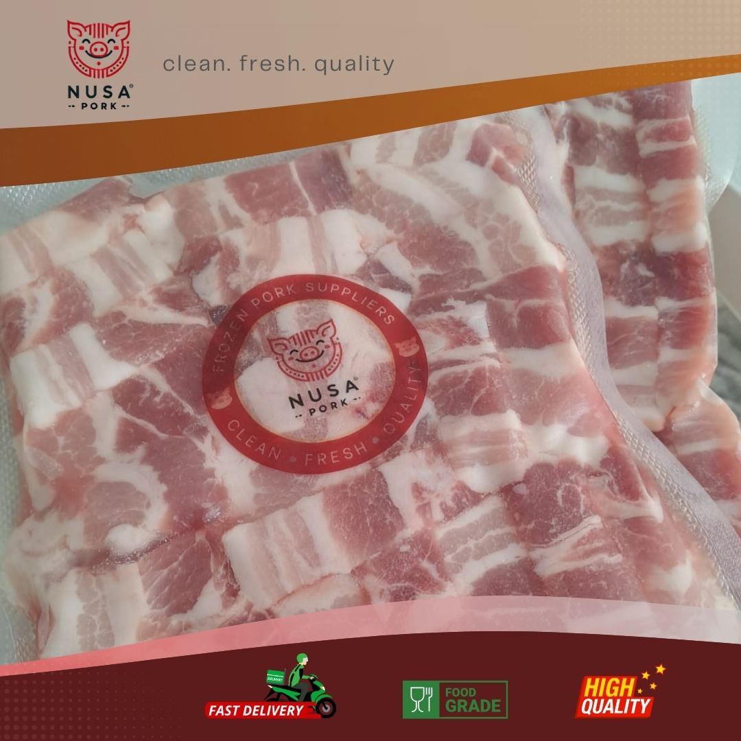 Samcan SR ON Potong Dadu 500gr - Frozen Pork Belly-image